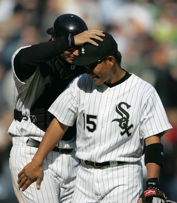 A.J. Pierzynski and Tadahito Iguchi enjoyed in win in their White Sox debuts.